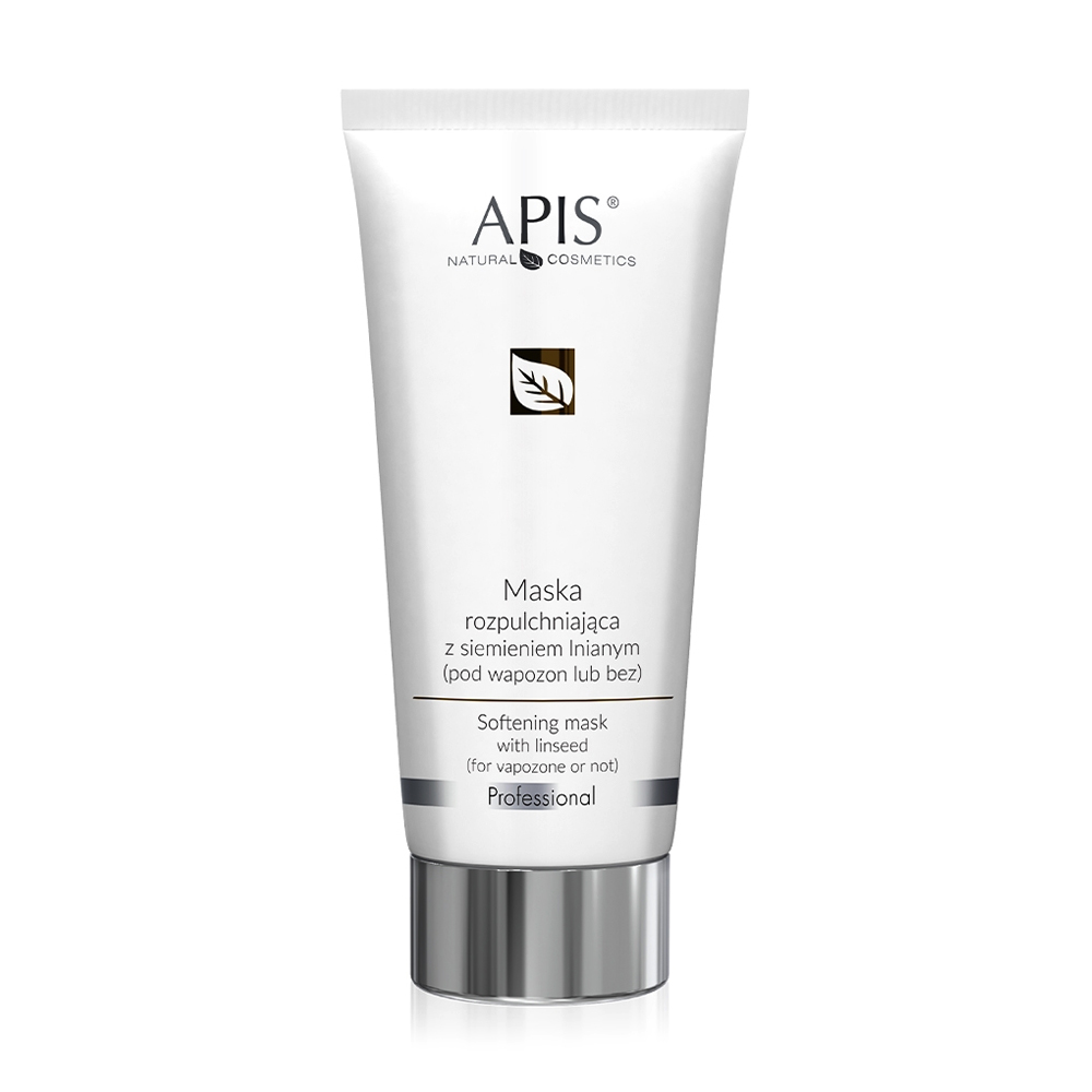 Пом'якшувальна маска для обличчя Apis Natural Cosmetics Softening Mask з насінням льону, 200 мл
