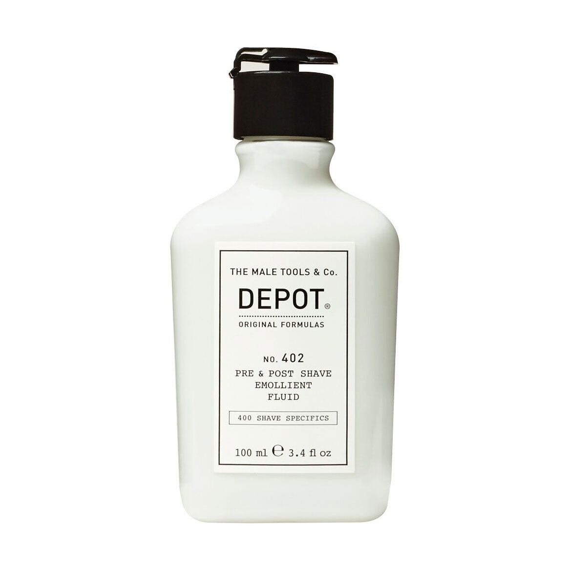 Пом'якшувальна рідина до та після гоління Depot 402 Pre &amp; Post Shave Emollient Fluid, 100 мл